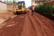 Travaux de reprofilage des routes au centre urbain 
